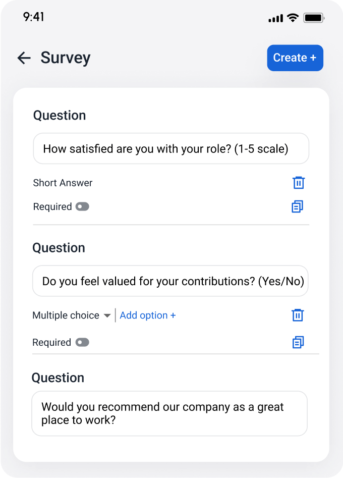 Surveys